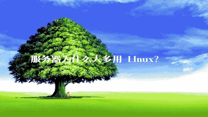 服务器为什么大多用 Linux？